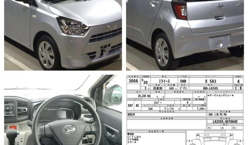 DAIHATSU MIRA EiS X SA3 PACKAGE 2018 full